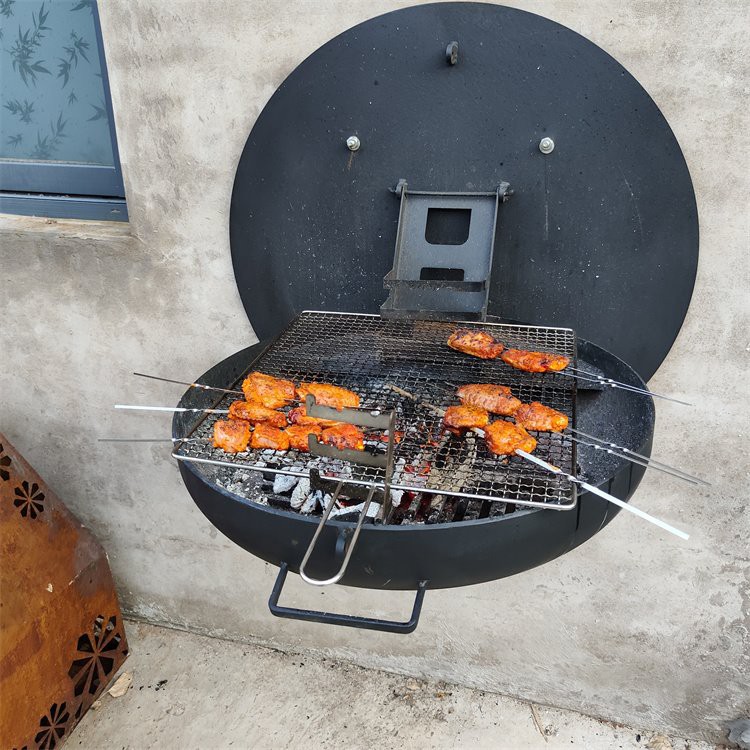 wall barbecue folds