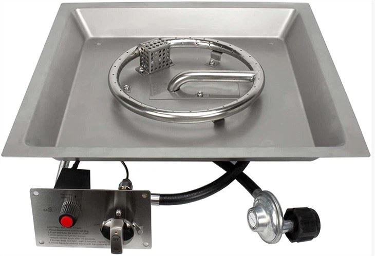 304 스테인리스 사각 가스 화덕 키트