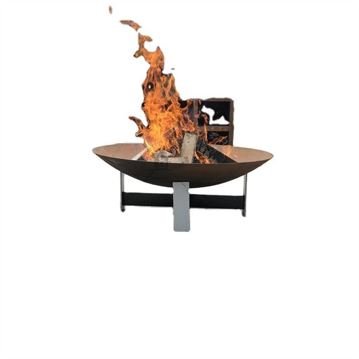 불 구덩이 Corten 강철 불 그릇