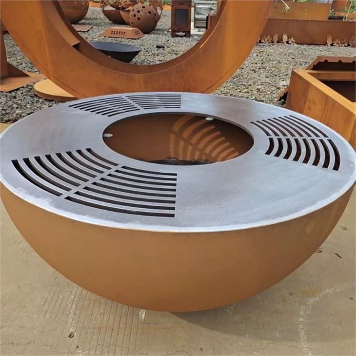 Metal Grill Fire Pit