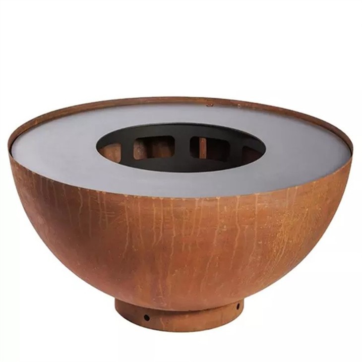 Metal Grill Fire Pit