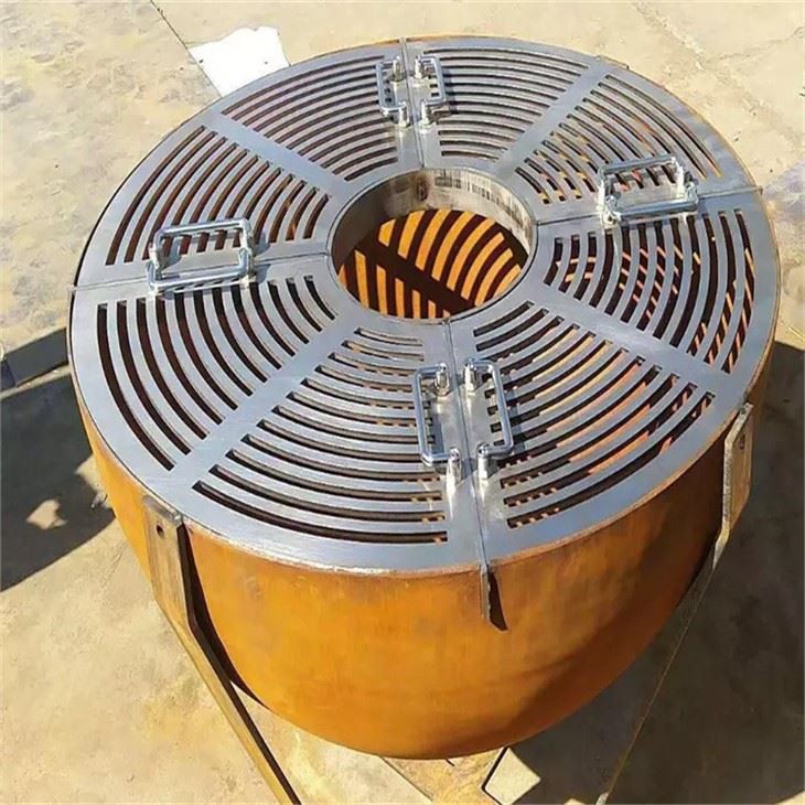 Metal Grill Fire Pit