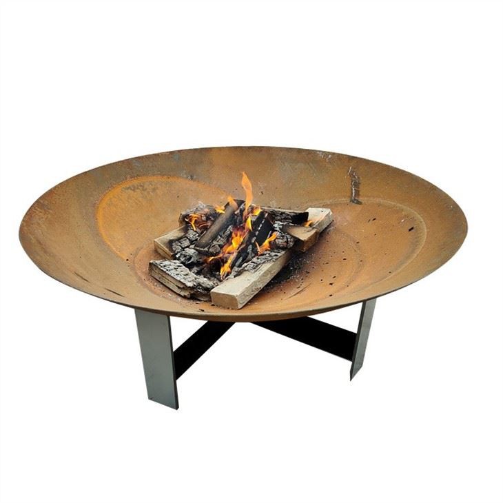 직업적인 공장 Corten 강철 불 그릇