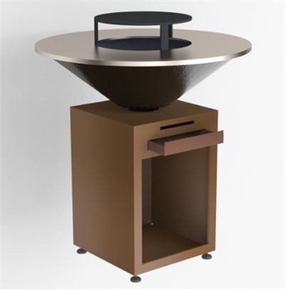 숯불 바베큐 화덕