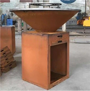 숯불 구덩이 테이블