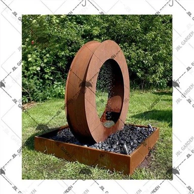 Corten 강철 화분 물 특징