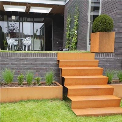 CORTEN 스틸 계단