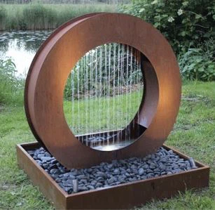 Corten 강철 물 테이블