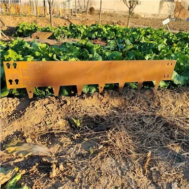 유연한 코르텐 스틸 에징