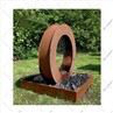 정원 장식품 Corten 스틸 레인 커튼