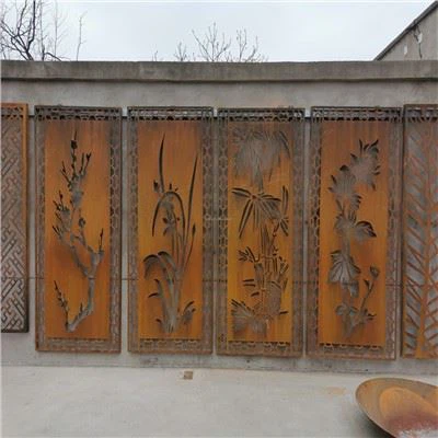 금속 정원 스크린 패널