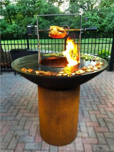 OFYR 메탈 파이어 핏 바베큐 그릴 바베큐 바베큐