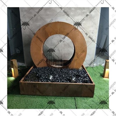 스테인레스 스틸 수영장 분수