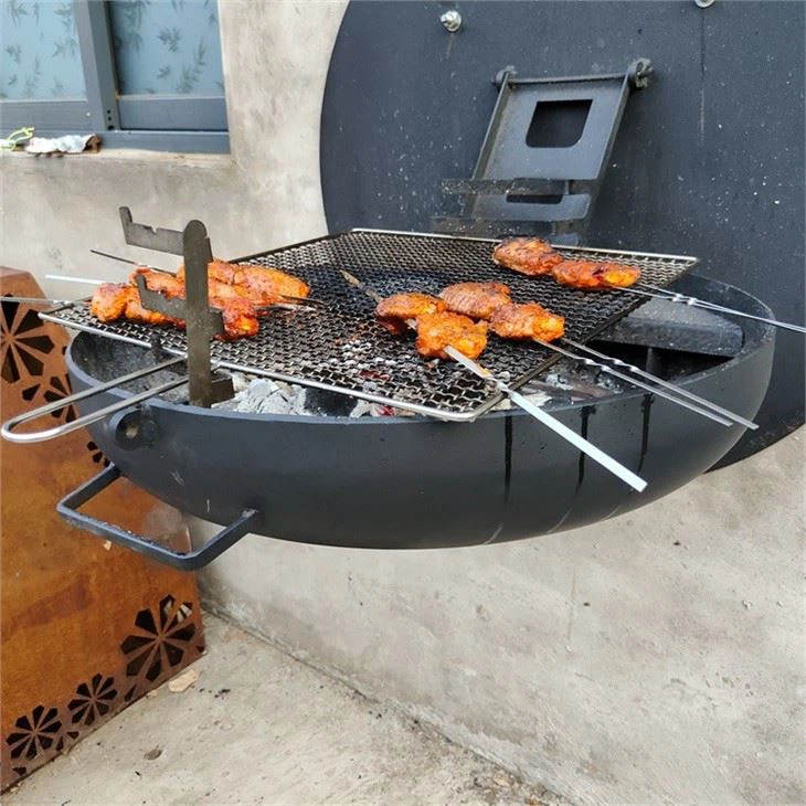 Wall Charcoal Bbq