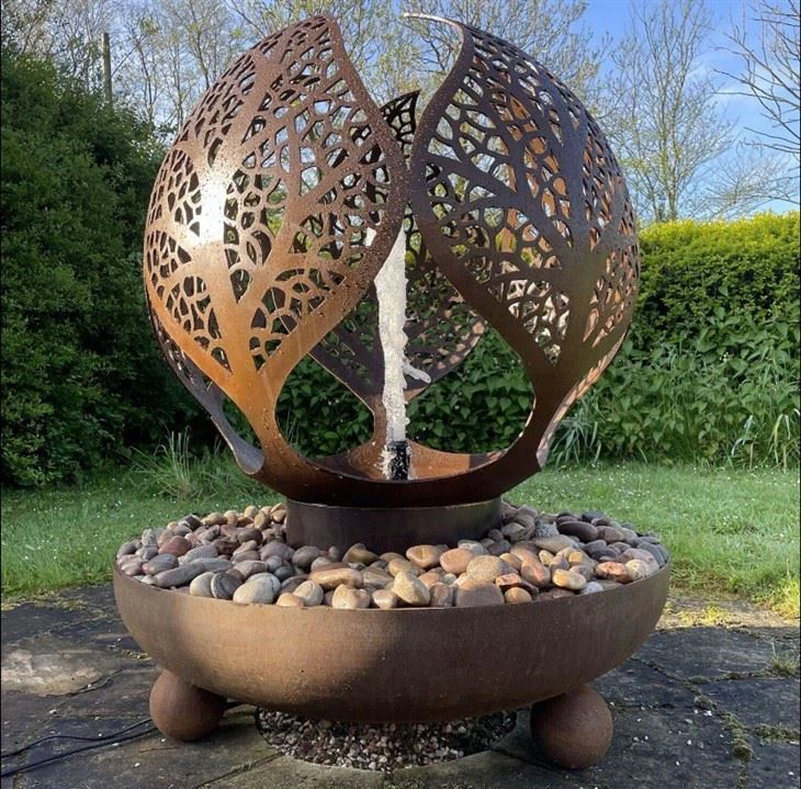 Corten Pond Fountains