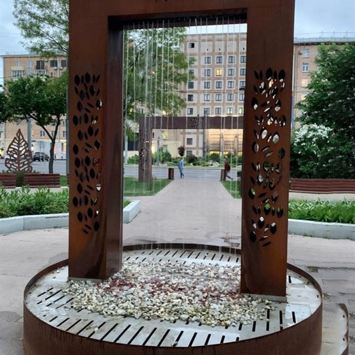 Corten Steel Water Decorations