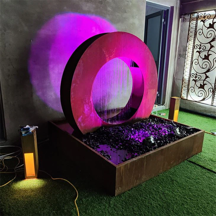 코르텐 물그릇 물 특징