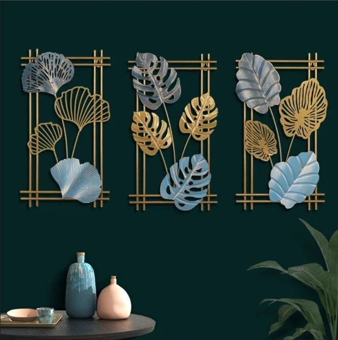 Gold Metal Wall Art Decor