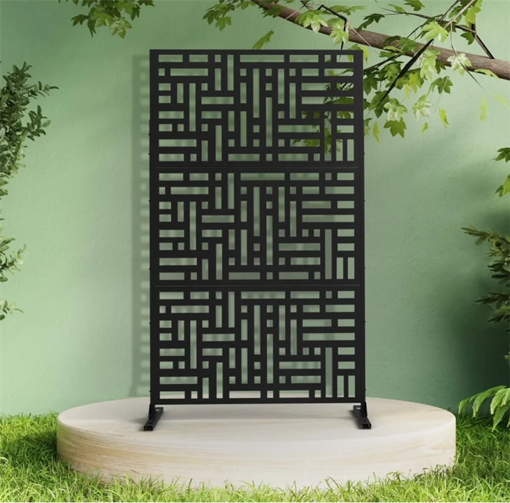 Metal Black Panel Screen