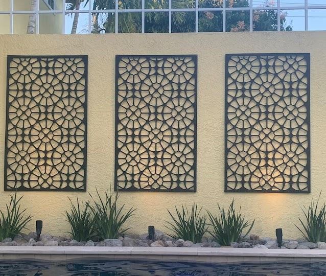 Modular Corten Privacy Screen For Outdoor Fencing Easy-Install Panels factory