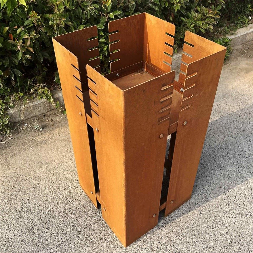 다기능 야외 화덕 Corten BBQ 화덕