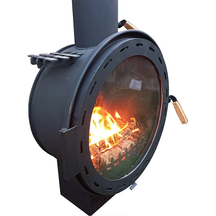 Real Fire Wood Burning Fireplace