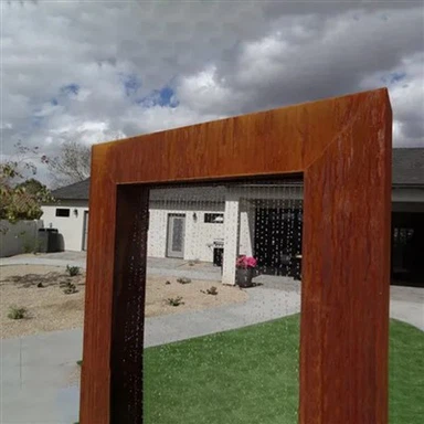 강철 물 특징 폭포