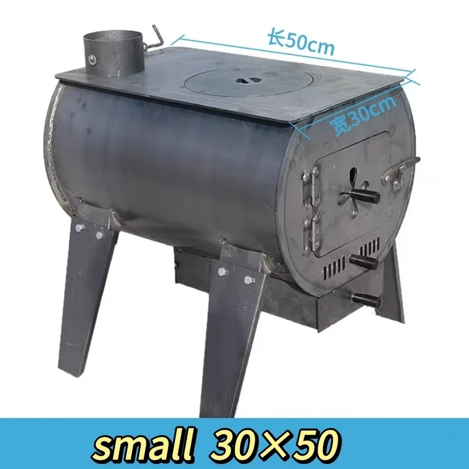 Wood Burning Stove For Heating And Cooking